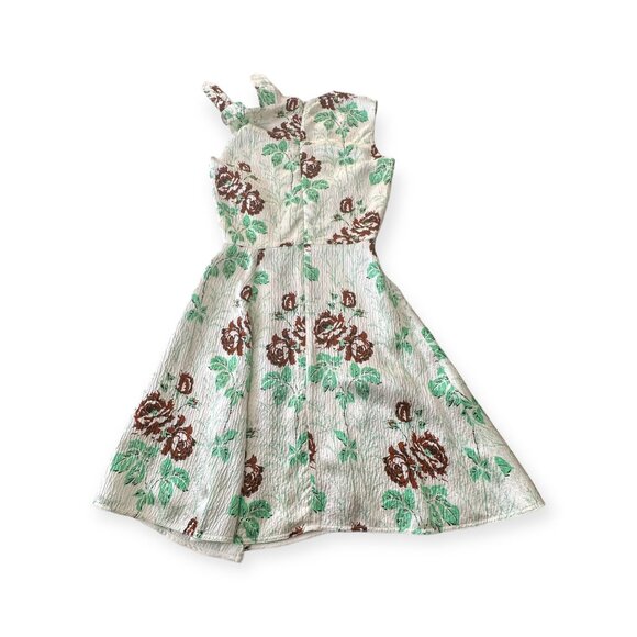 Victoria Beckham SS17 Rose Crepon D‑Ring Mini Dress UK8 US4, NWT - Picture 3 of 16